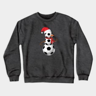 Football Snowman Christmas Crewneck Sweatshirt